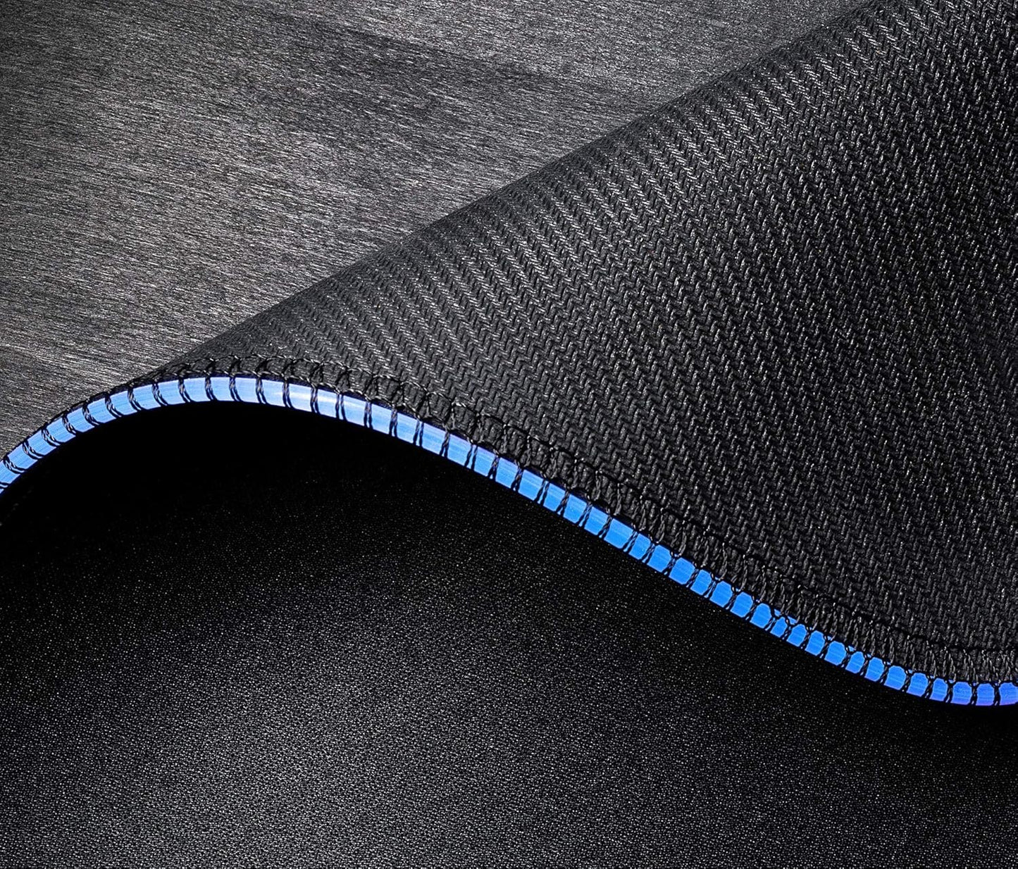 Sense AIMO XXL Ultra-Wide PC Gaming Mousepad, RGB Illumination, High Precision, Non Slip Back, Extended Keyboard Desktop Mouse Pad with Stitched Edges, Smooth, Black