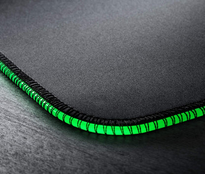 Sense AIMO XXL Ultra-Wide PC Gaming Mousepad, RGB Illumination, High Precision, Non Slip Back, Extended Keyboard Desktop Mouse Pad with Stitched Edges, Smooth, Black