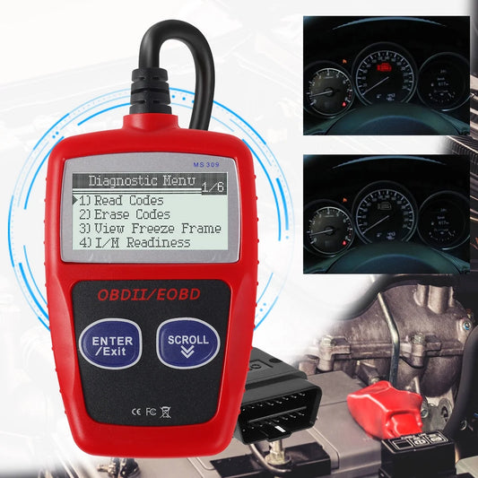 OBD2 Scanner Code Reader Tool OBD Car Diagnostic Scan Tool - Auto Car Engine Fault Code Reader for All OBDII Protocol Cars since 1996